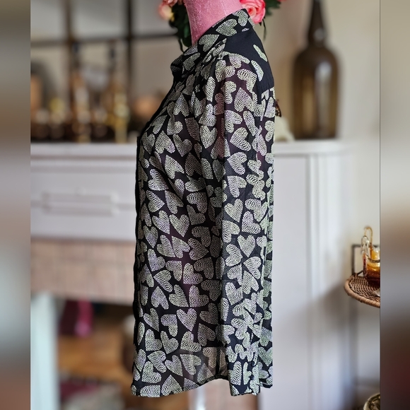 "Mint Velvet" sheer button-up shirt, size 6. - Picture 9 of 9